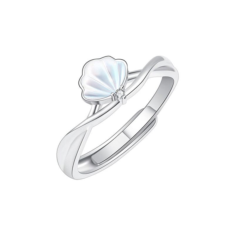 Silver shell Ring | NueShiny