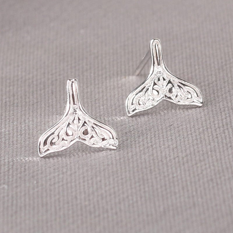 Silver Mermaid Earrings | NueShiny