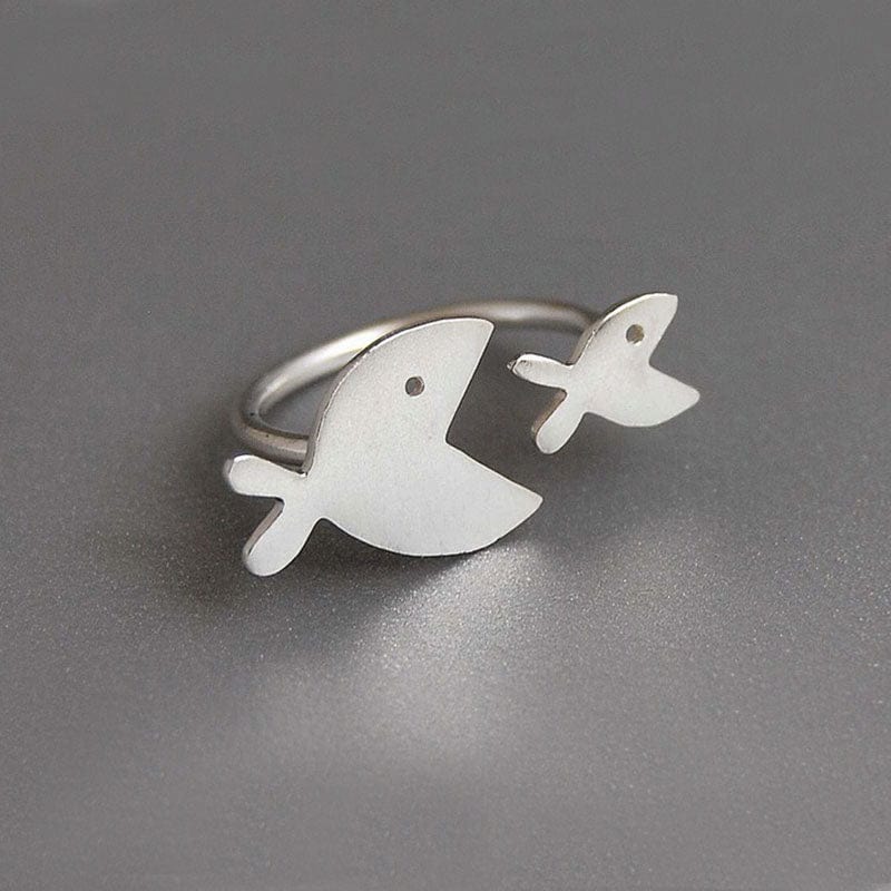 Silver Fish Ring | NueShiny