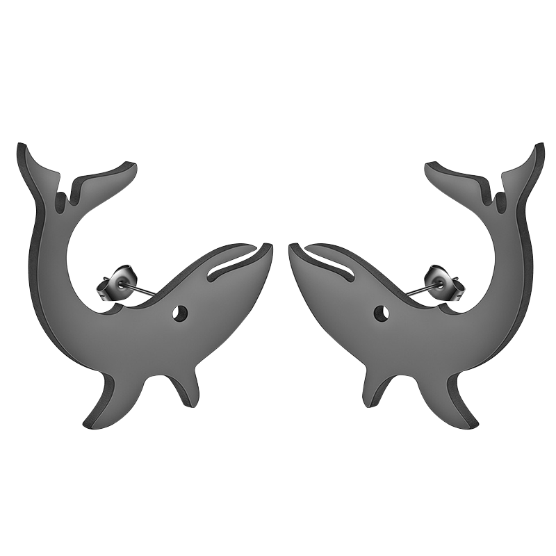 Black Shark Earrings | NueShiny