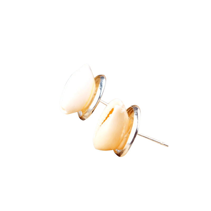 Sliver Little Shell Earrings | NueShiny