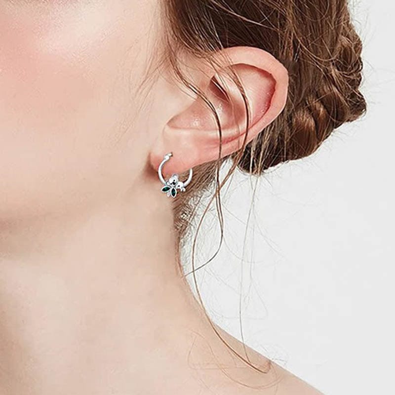 Silver Koala Earrings | NueShiny