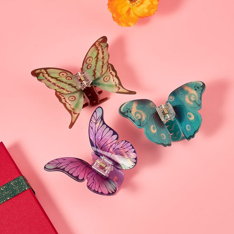 Butterfly Blue Purple Green 3 Pcs Gift Set | NueShiny