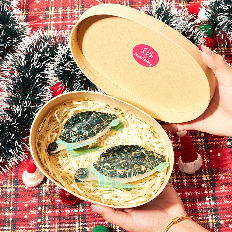 Green Sea Turtle 2 Pcs Gift Set | NueShiny