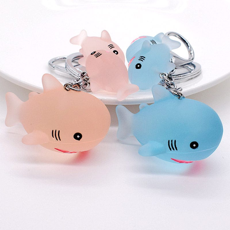 Blue Bliss Adorable Buddy Shark Keychain | NueShiny