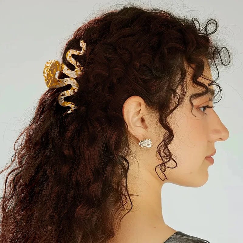 Large Rare Colour Ball Python Hair Claw丨NueShiny