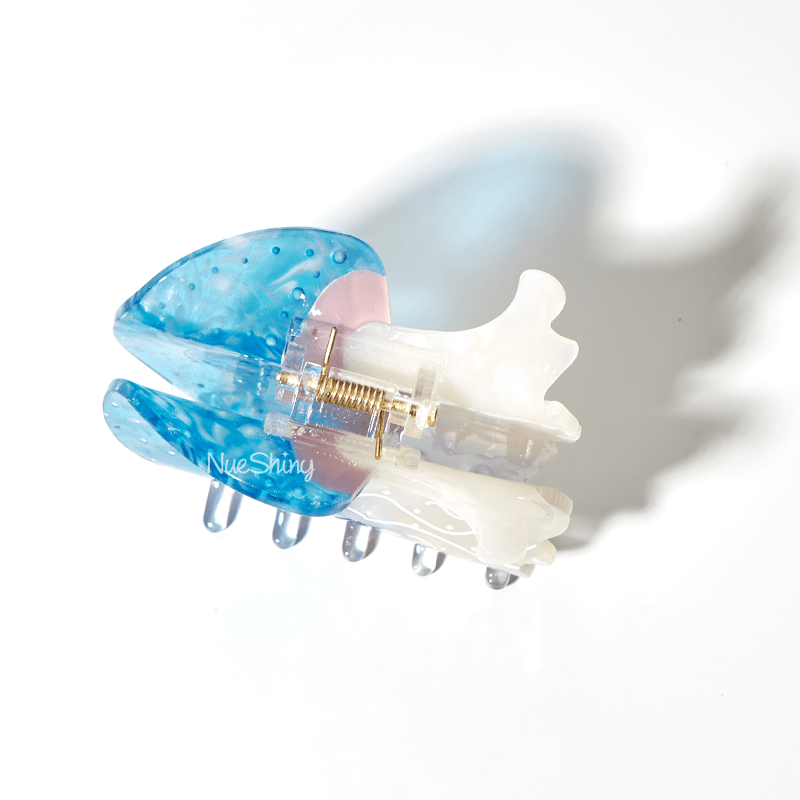 Small Blue Jellyfish Hair Claw | NueShiny