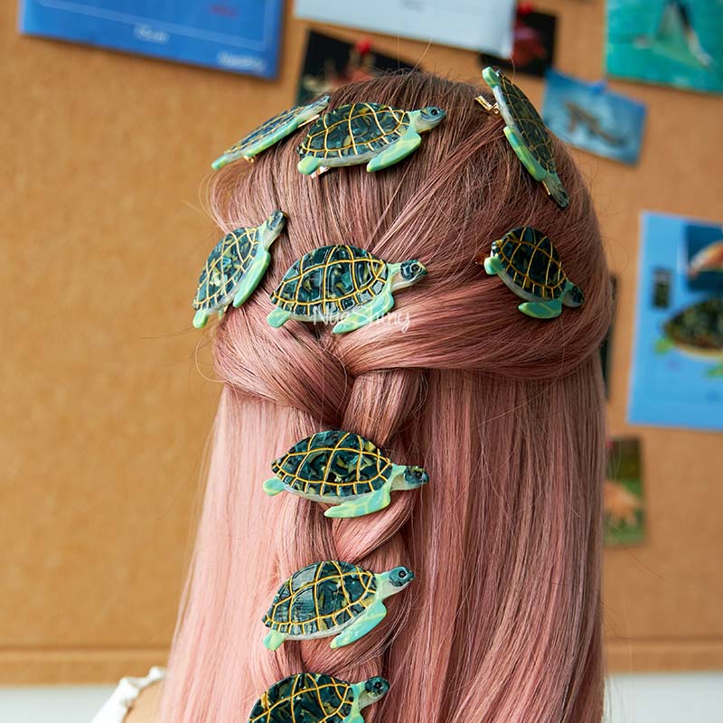 Sea Turtle Hair Claw丨NueShiny