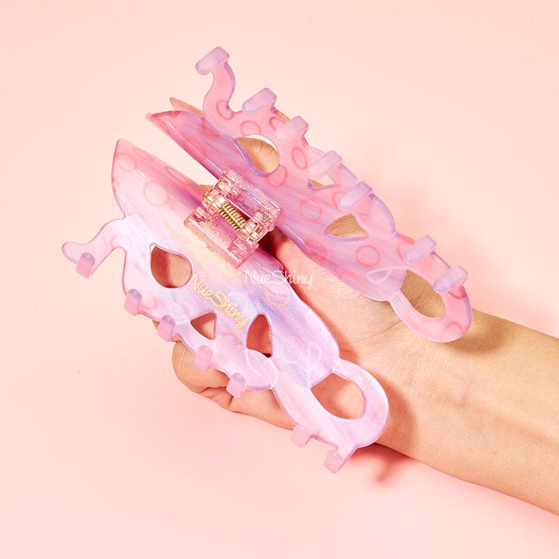 Large Pink Blue-Ringed Octopus Hair Claw | Nueshiny