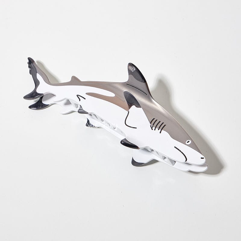 Large  Blacktip Reef Shark Hair Claw | NueShiny