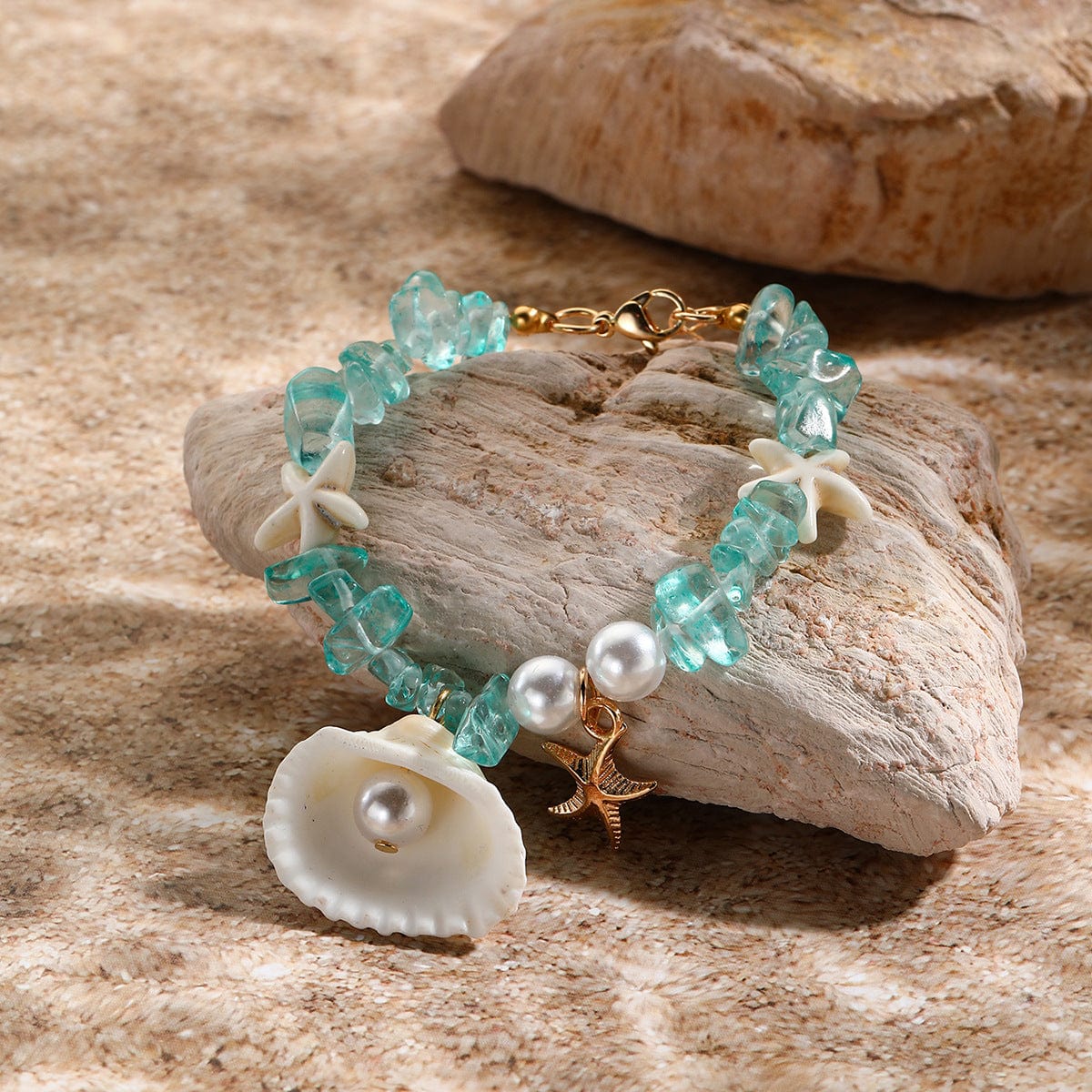 Crystal Shell Bracelet丨NueShiny