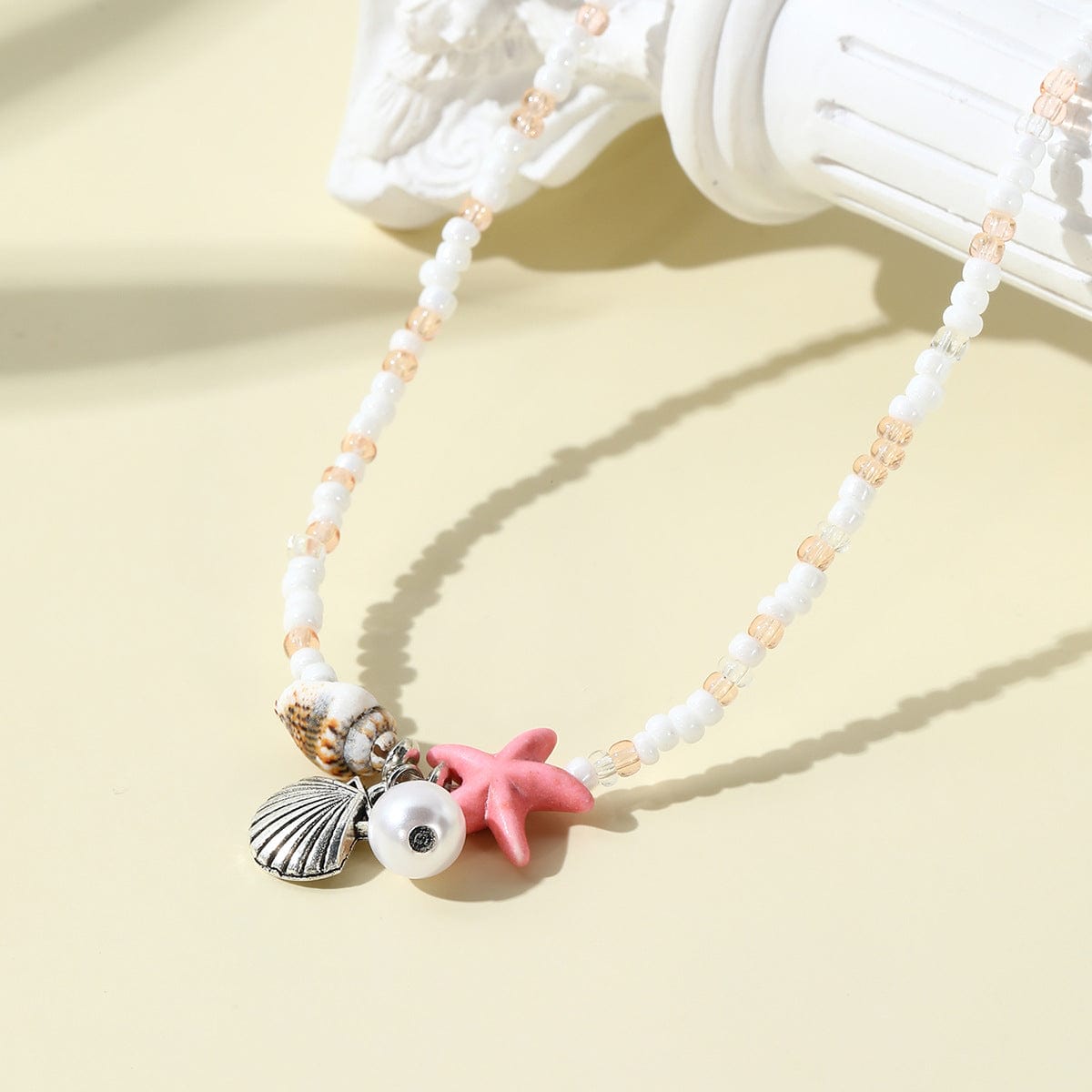 Summer Beach Shell Pearl Bracelet Anklet Necklace