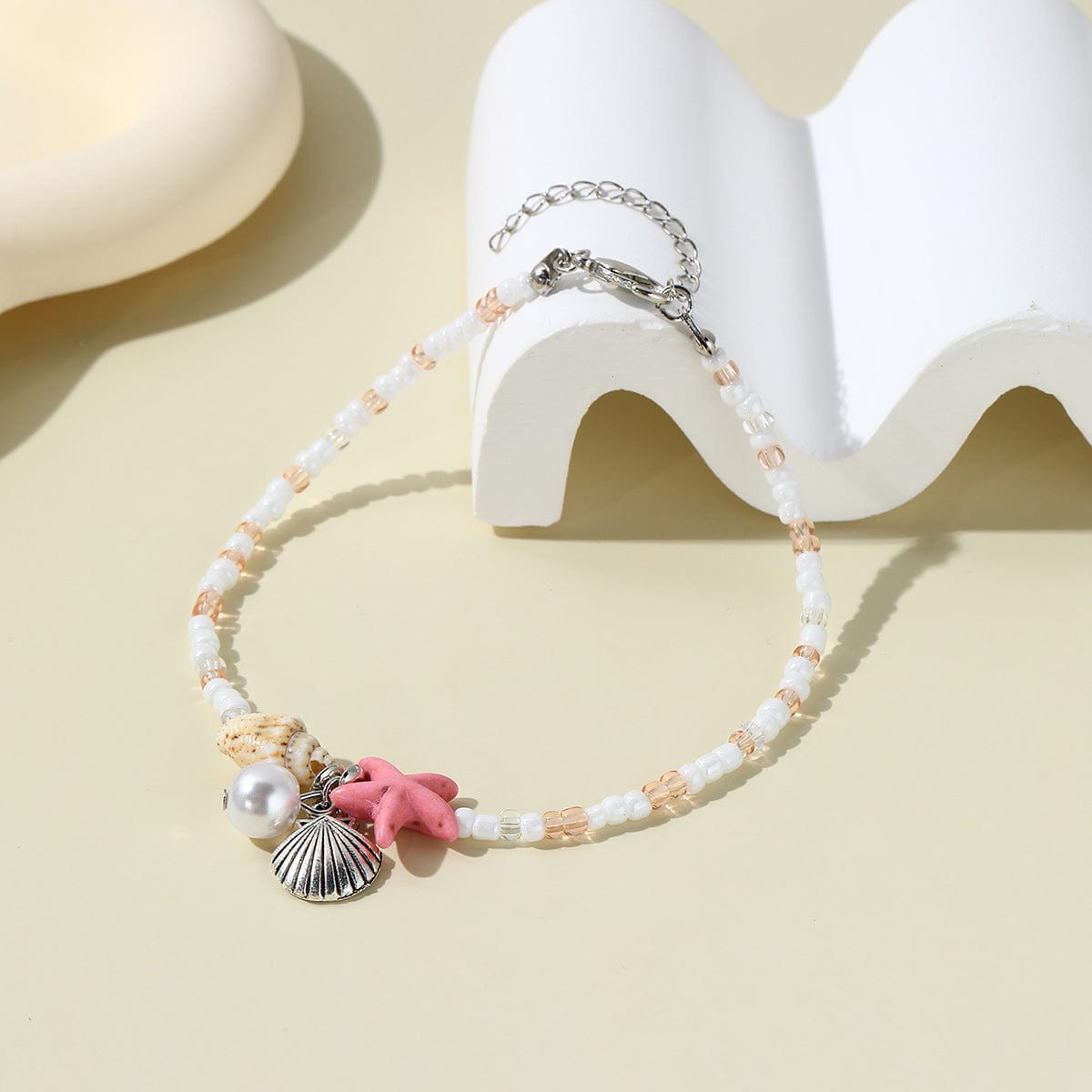 Summer Beach Shell Pearl Bracelet Anklet Necklace