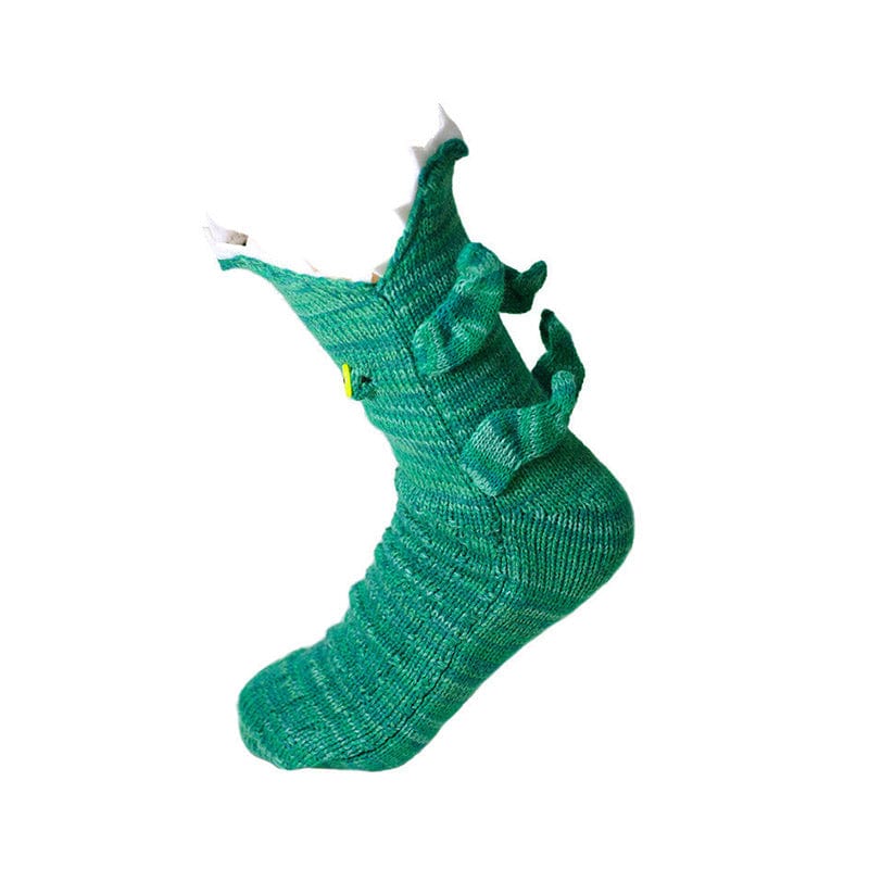 Green Crocodile Socks | NueShiny