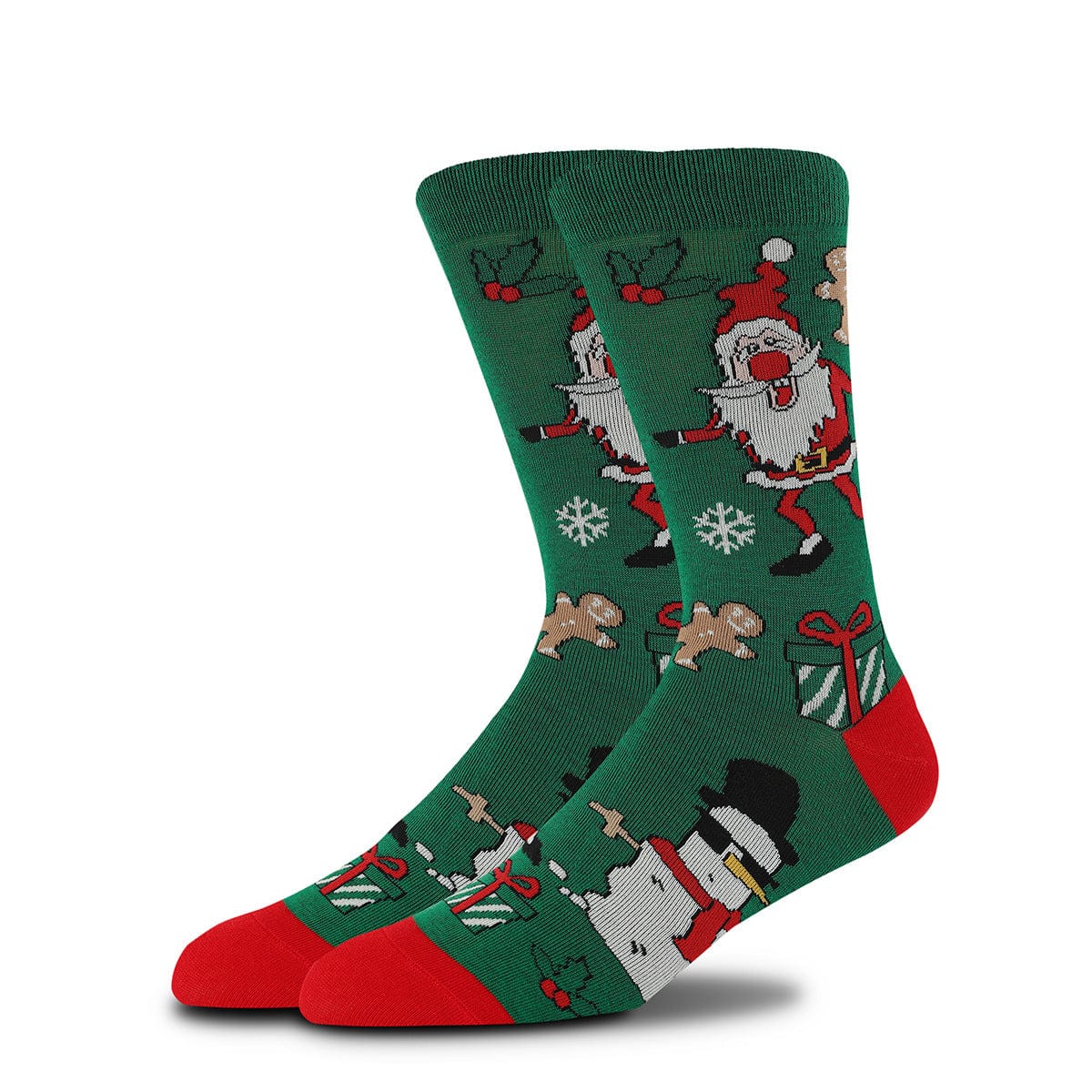 Abstract Santa Socks | Nueshiny