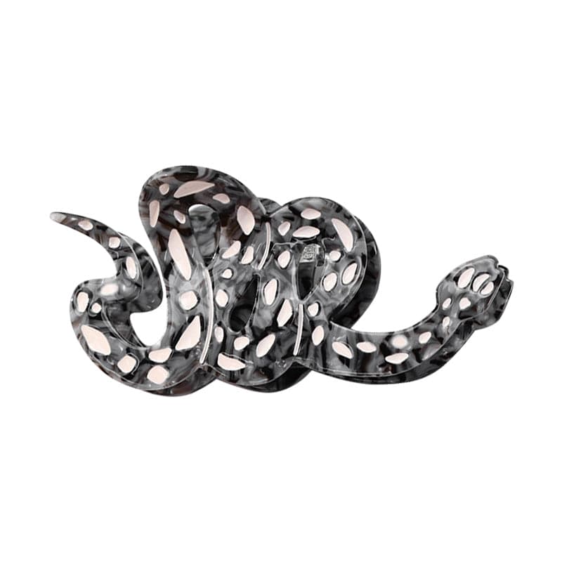 Medium  Cartoon Cute Black Snake Hair Claw | NueShiny