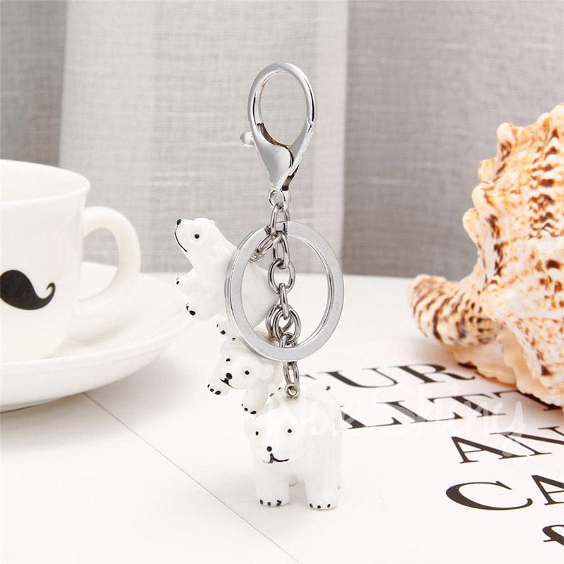 Adorable Polar Bear Keychain | NueShiny