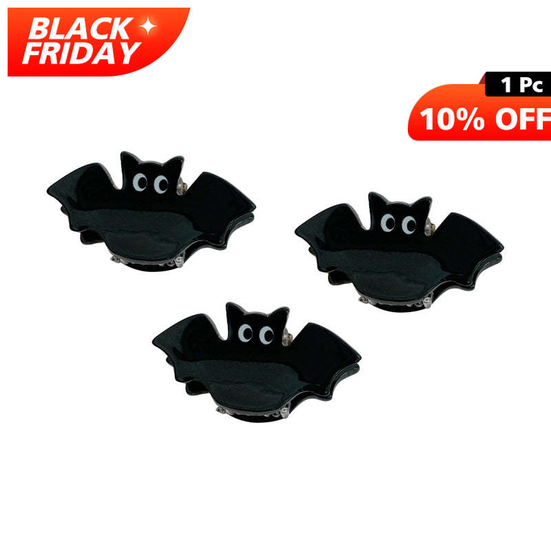 3 Pcs Mini  Black cute bat Side Clip | Nueshiny