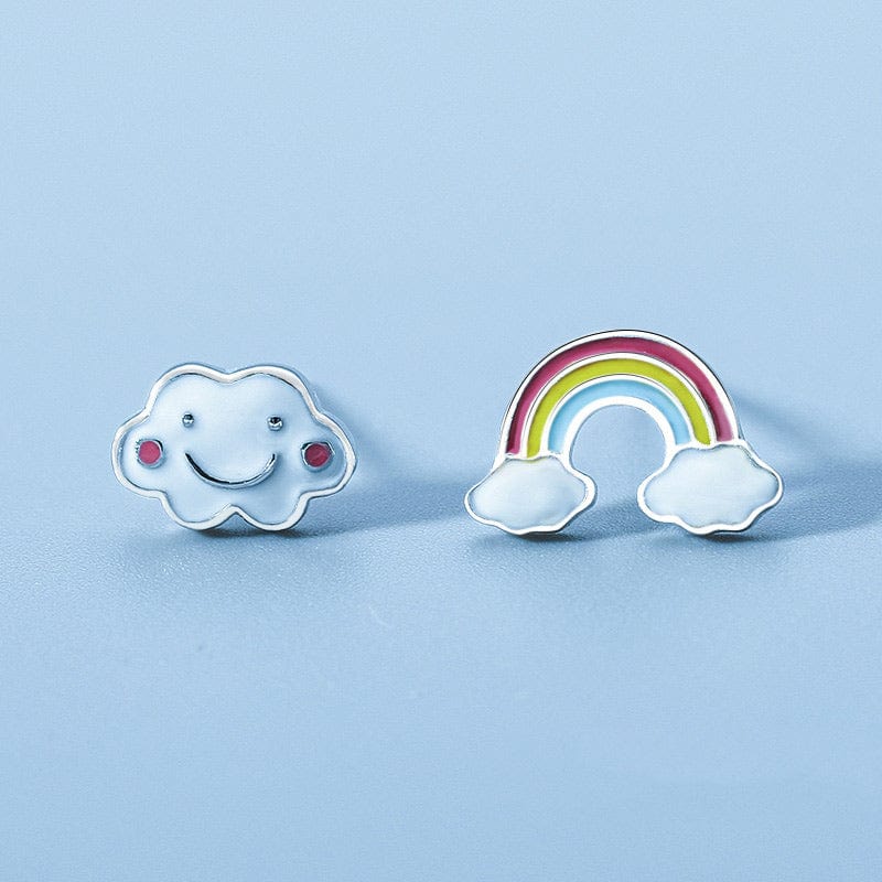 Rainbow Cloud Earrings丨NueShiny