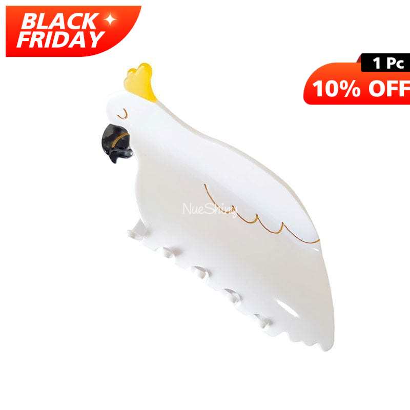 Parrot Corella Bird Animal Shaped Hair Claw丨NueShiny