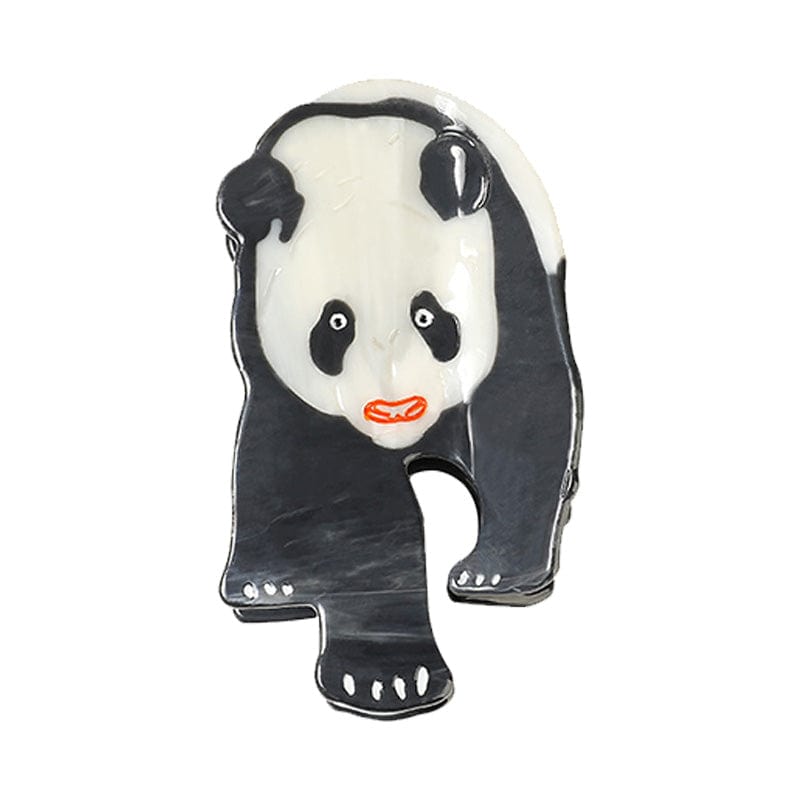 Medium  Cute Glow In The Dark Giant Panda  Hair Claw | NueShiny