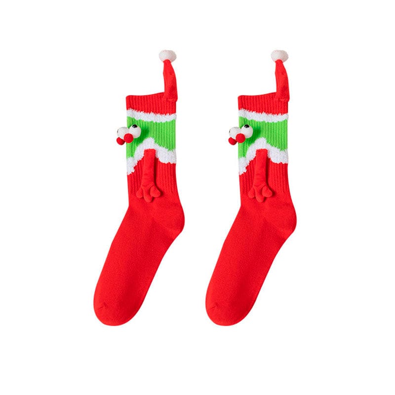 Red Christmas socks丨NueShiny