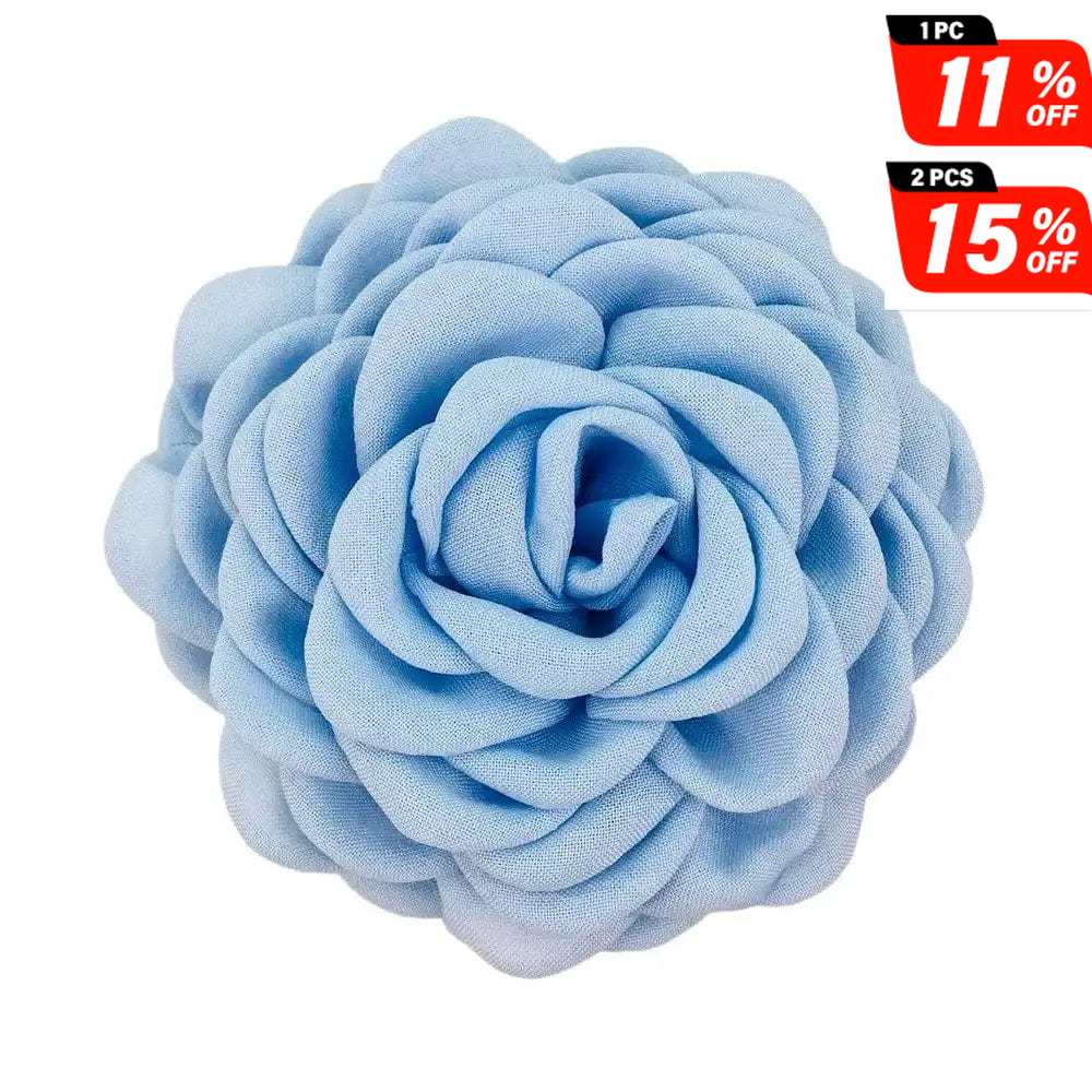 Exquisite Blue Dry Rose Clip Hair Claw丨NueShiny