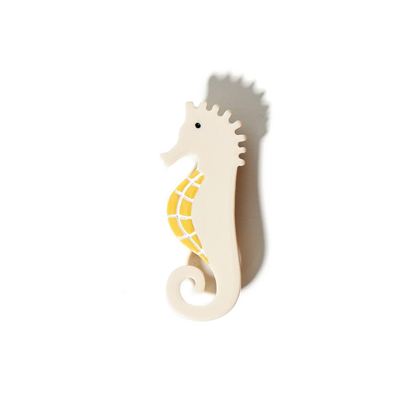 Small  Light Gray Seahorse Side Clip | NueShiny