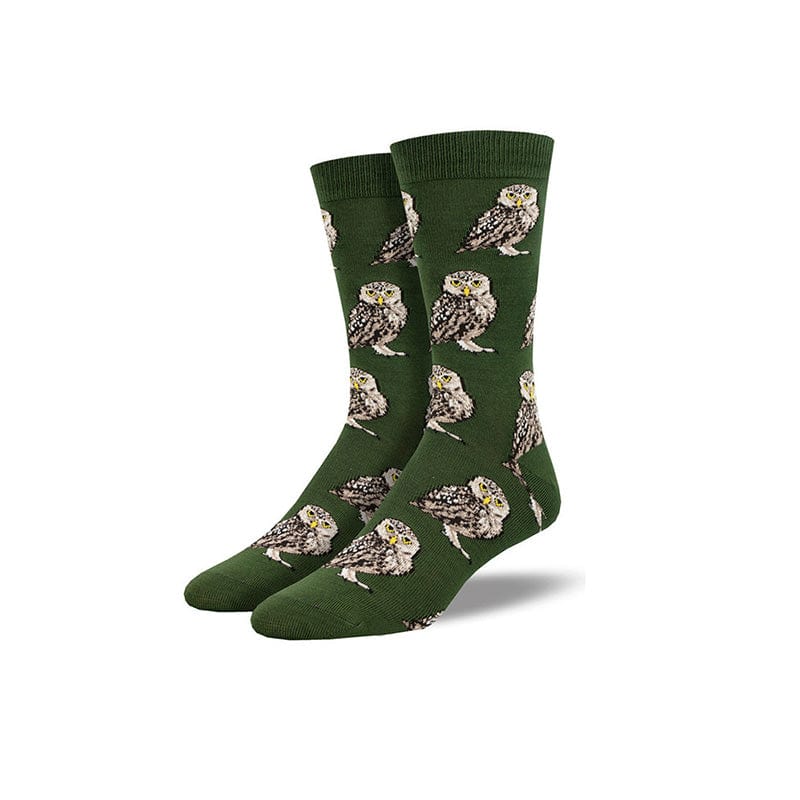 Green Owl Socks