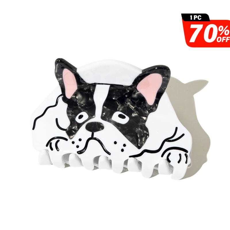 White French Bulldog Pit Bull Hair Claw  Pitbull丨NueShiny