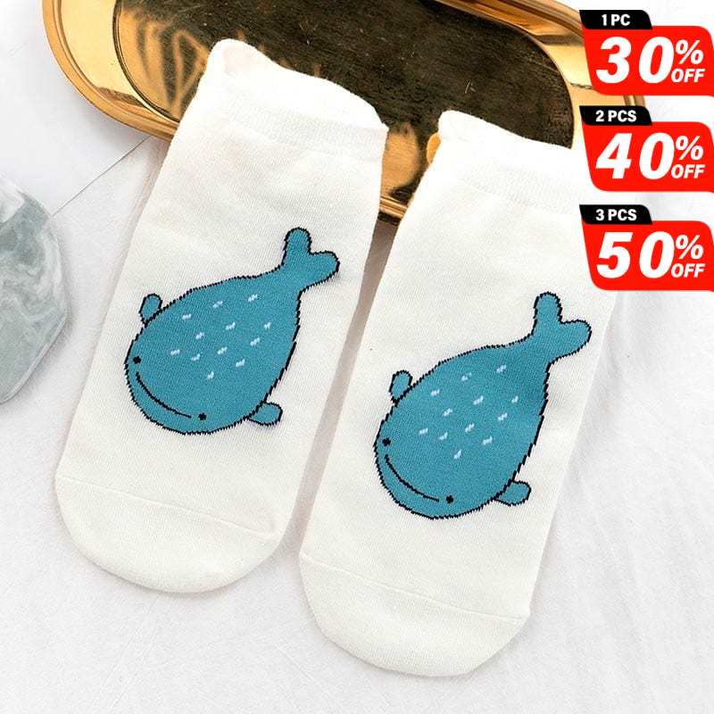 Whale Carton Socks丨NueShiny