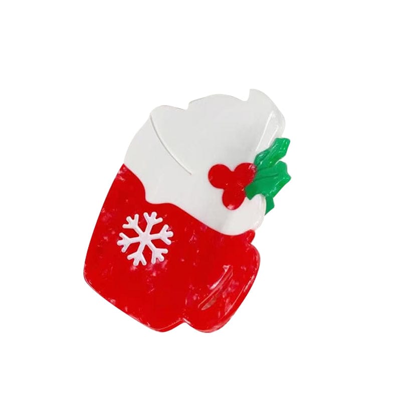 Medium  Christmas Cup Hair Claw | NueShiny