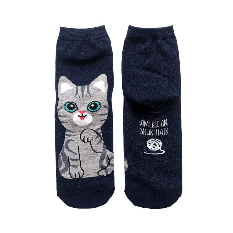 Meow Magic Black Socks | NueShiny