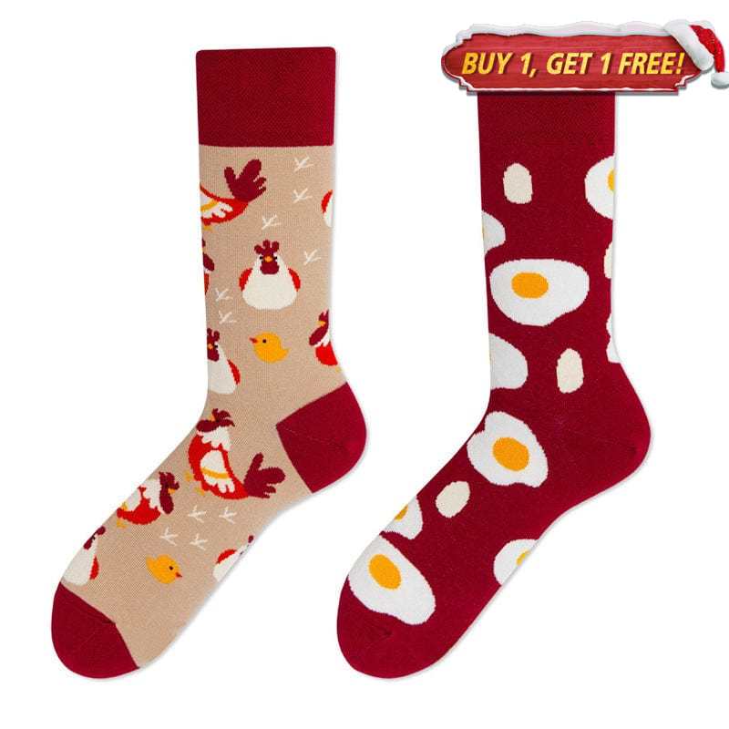 Chicken and Egg Socks | Nueshiny