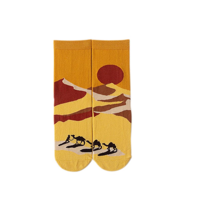 Sunset Caravan Socks丨NueShiny