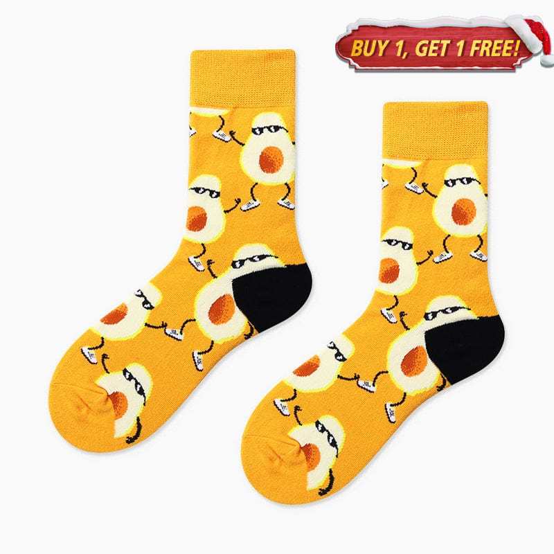 Yellow Fried Egg Socks | Nueshiny