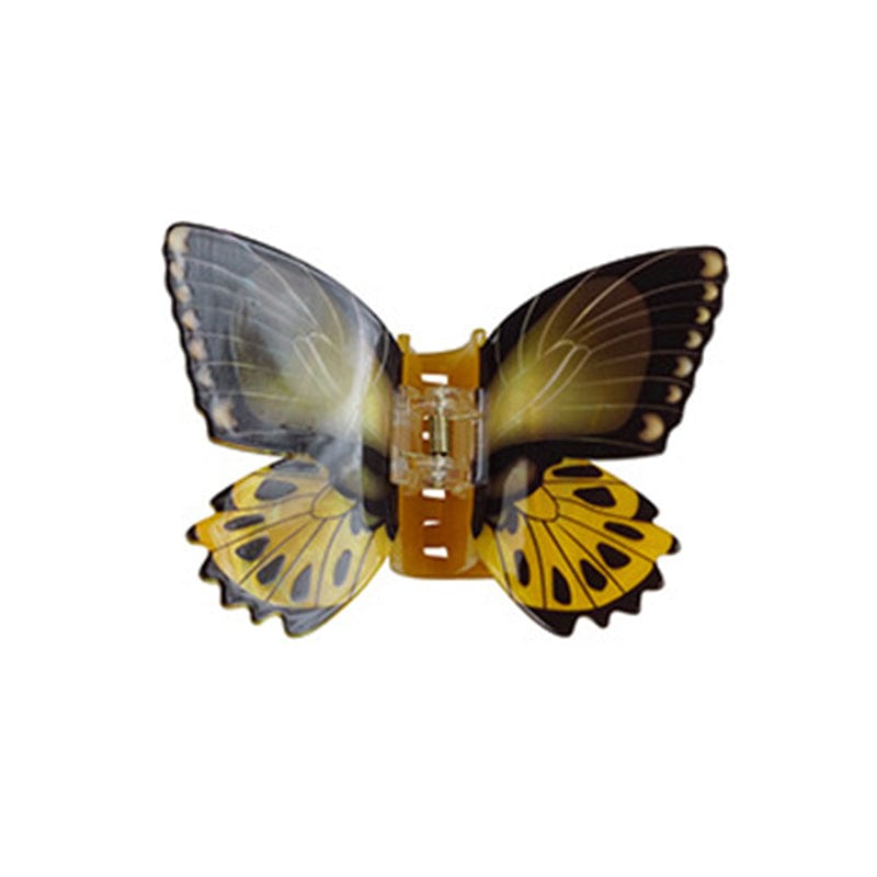 Floral Flutter Charm Golden Butterfly Hair Claw丨NueShiny