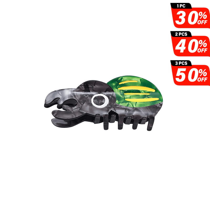 Medium  Green Coleoptera Hair Claw | NueShiny