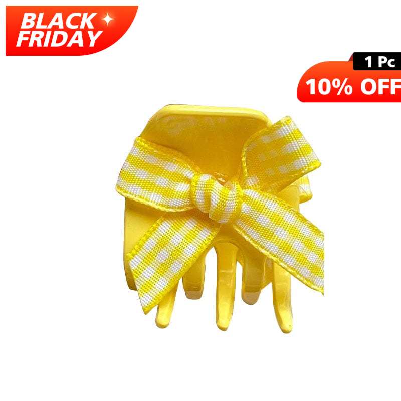 Mini  Yellow small fresh bow Side Clip | Nueshiny