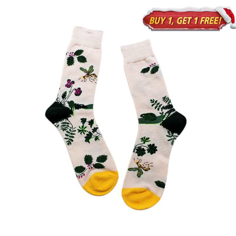 Flowers and Plants Socks丨NueShiny