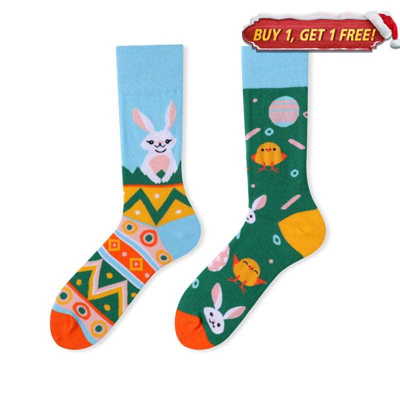 Rabbit and Chicken Socks | Nueshiny