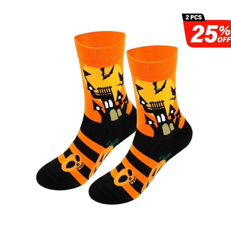 Scary Castle Socks