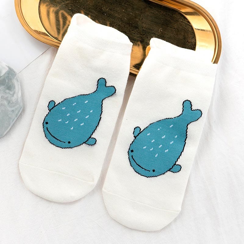 Whale Carton Socks丨NueShiny