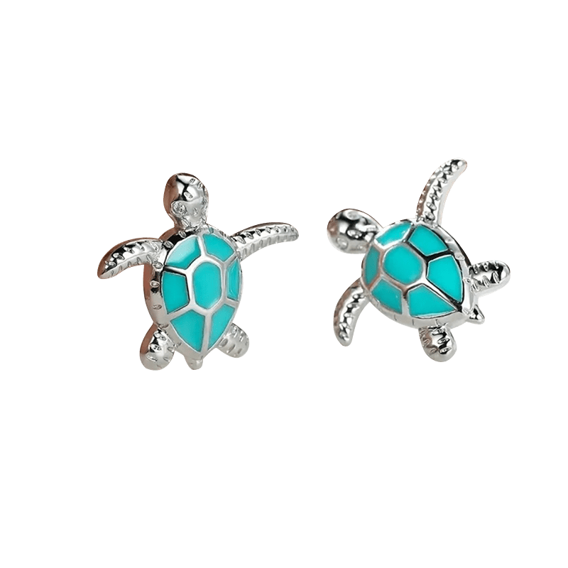 Blue Sea Turtle Earrings | NueShiny