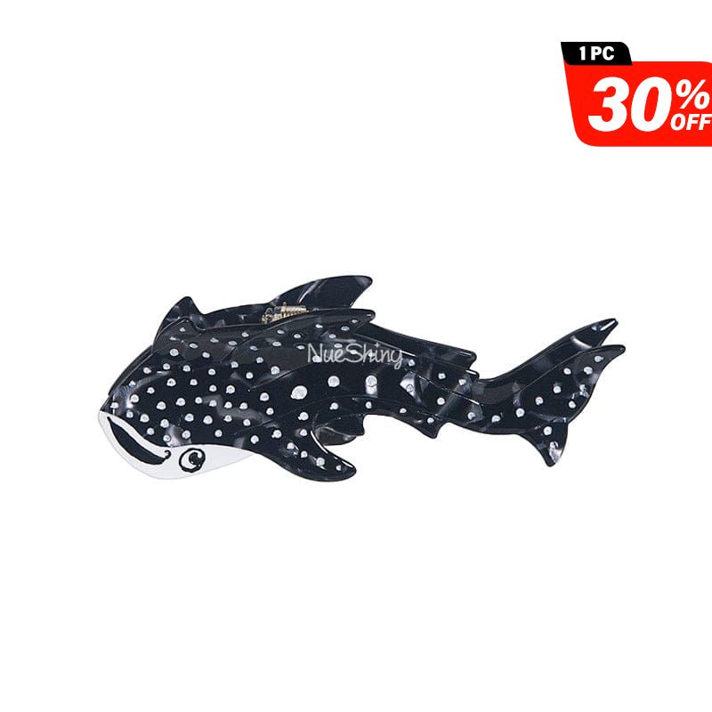 New Unique Diamond Cute Whale Shark Fashionable Hair Claw丨NueShiny