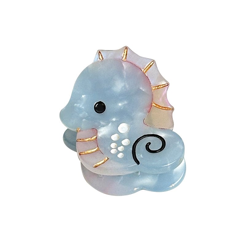 Mini  Healing Vibes Seahorse Hair Claw | Nueshiny