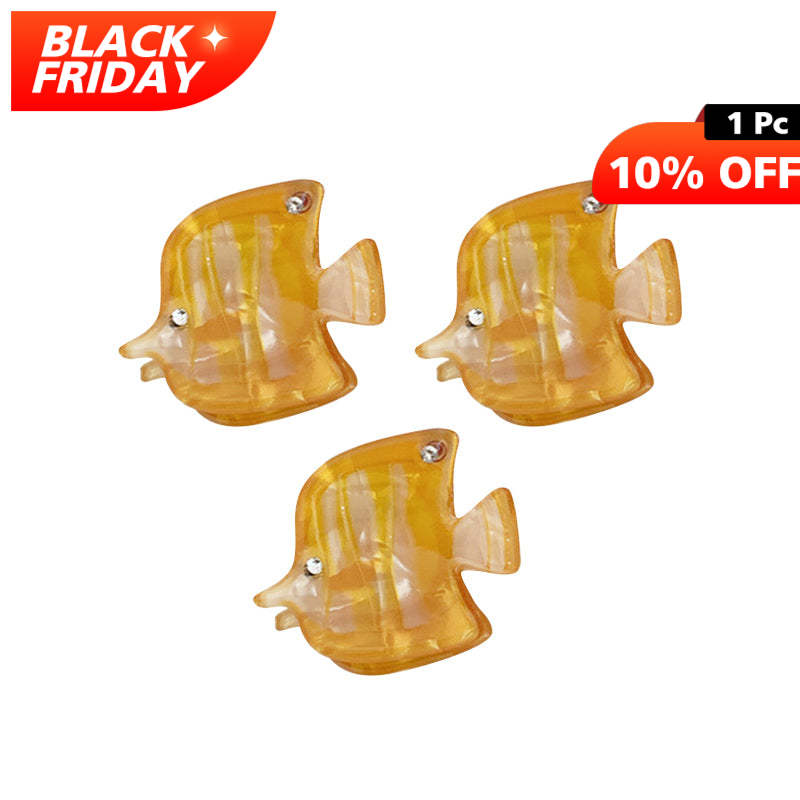 3 Pcs Mini  Yellow fish Side Clip | Nueshiny