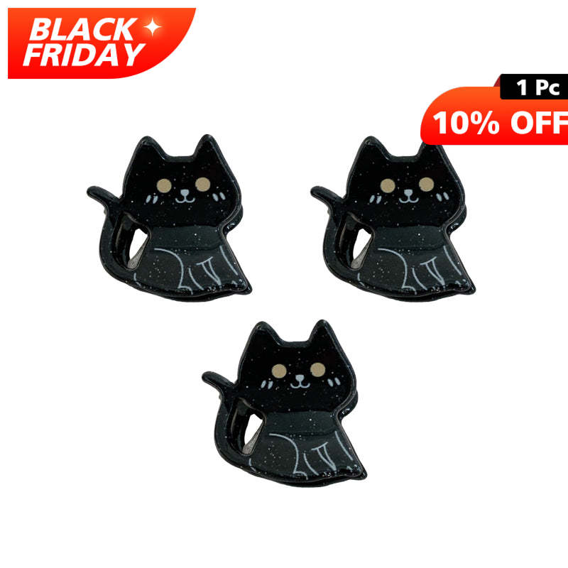 3 Pcs Mini  Sitting Kitten Side Clip | Nueshiny