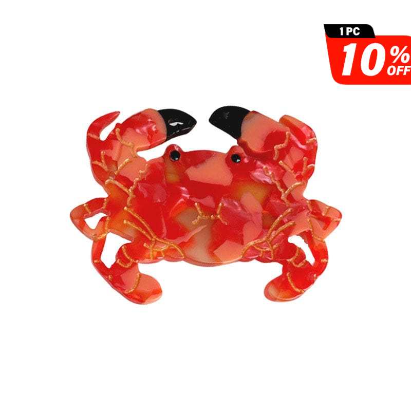 Mini Red Crab Side Clip | NueShiny