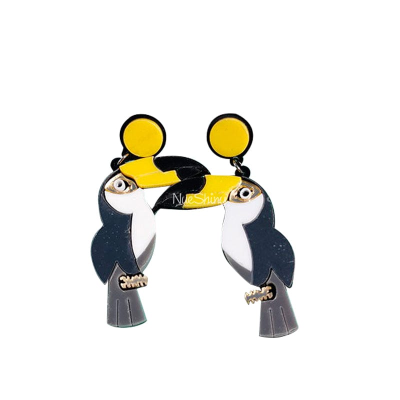 Toucan Earrings丨NueShiny